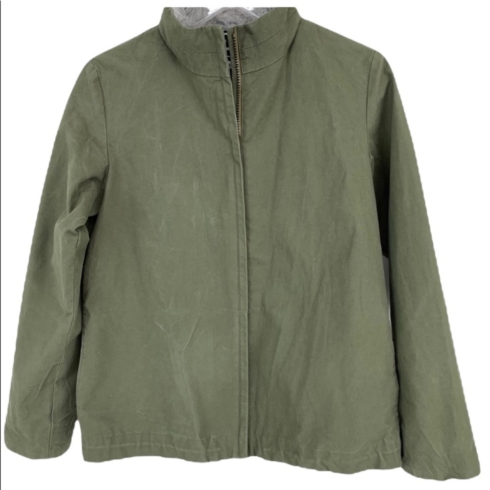 𝅺JOSEPH Army Green Canvas Utility Jacket Size M